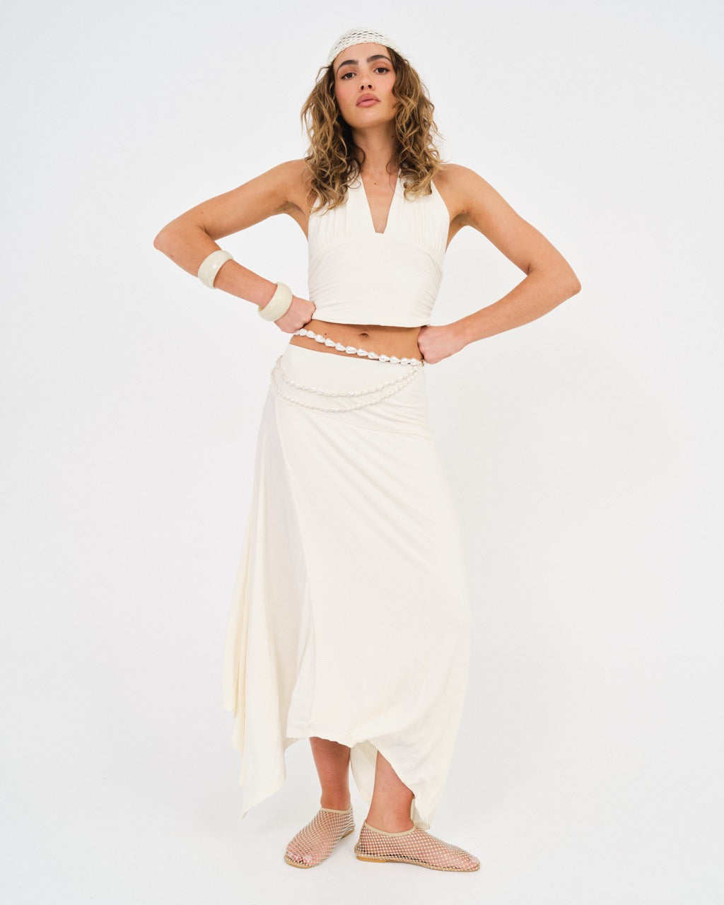 YVETTE PEARL BODY CHAIN